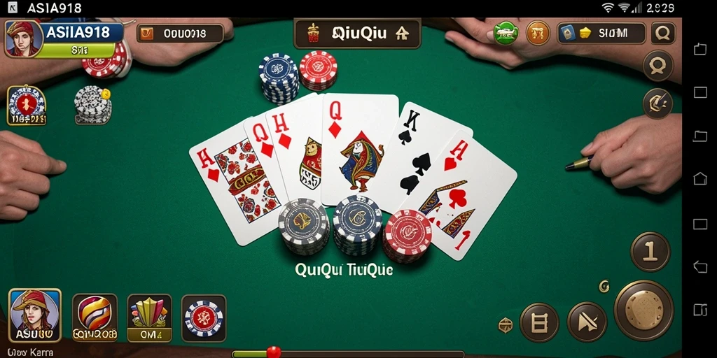 Tampilan menarik ASIA918 saat bermain QiuQiu.