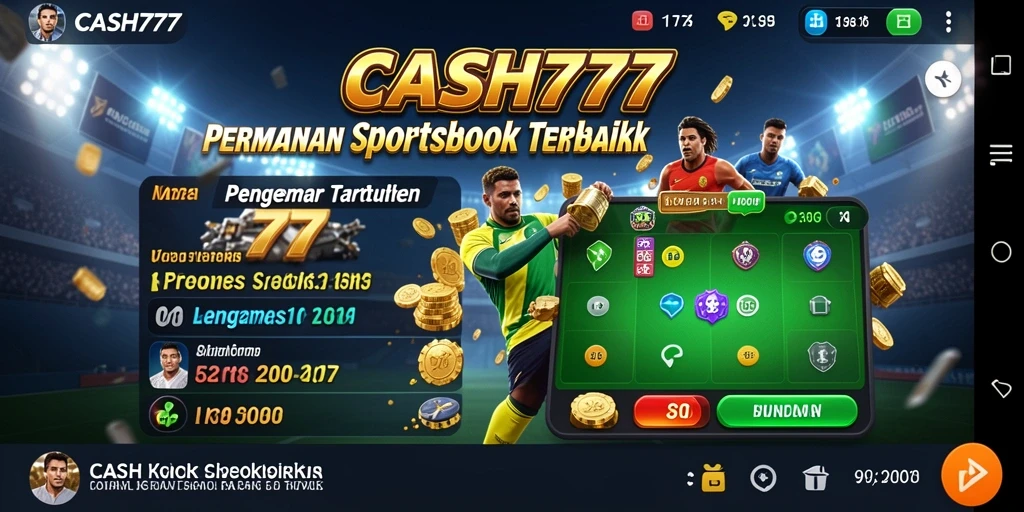 Tangkapan layar utama dari gameplay Sportsbook CASH777.