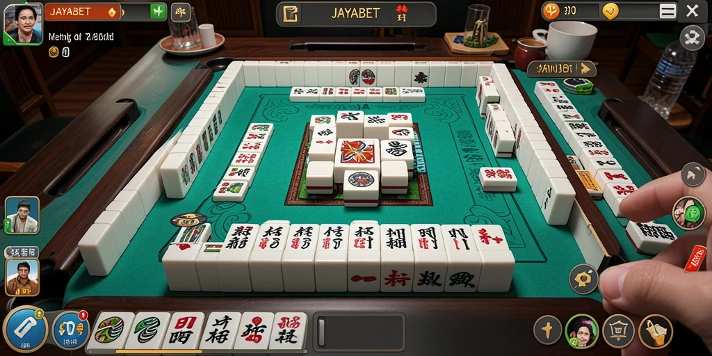 Tampilan gameplay JAYABET yang menarik dan penuh tantangan Mahjong.