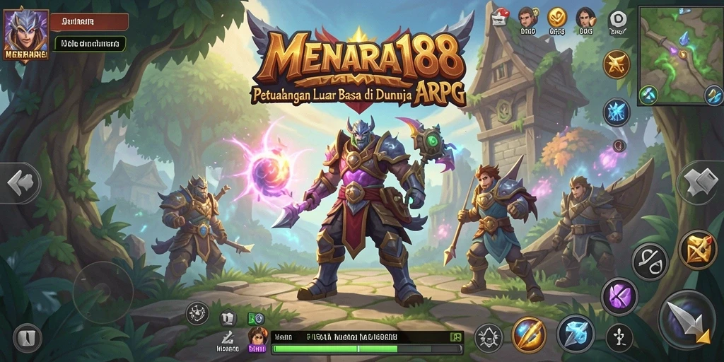 Tampilan gameplay MENARA188 yang memukau dan penuh aksi.
