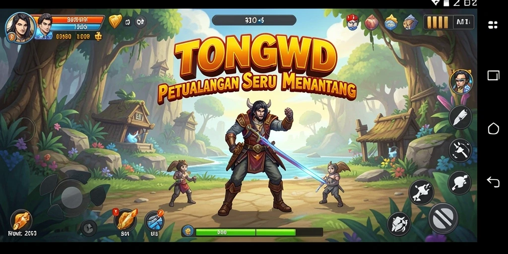 TONGWD menampilkan gameplay petualangan yang seru dan menarik.